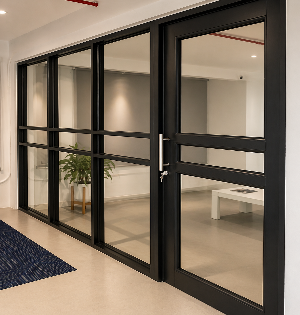 Puertas dobles de interior — RI Aluminum Puerto Rico